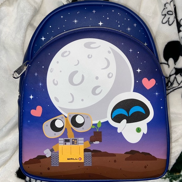 Loungefly Handbags - PRICE IS FIRM Loungefly Disney Pixar WALL-E Chibi EVE & WALL-E Mini Backpack